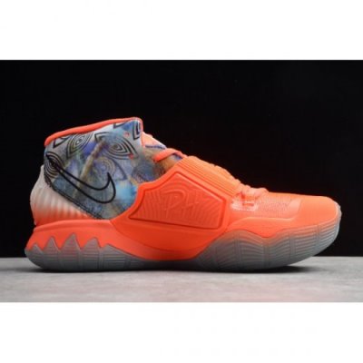 Nike Erkek Kyrie 6 Pre-heat Mercan / Gri Basketbol Ayakkabısı Türkiye - 4LN5FQ5E